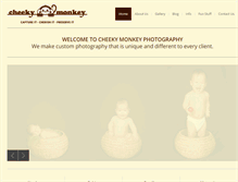 Tablet Screenshot of cheekymonkey.com.hk